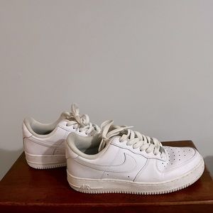 Nike White Leather Size 8
